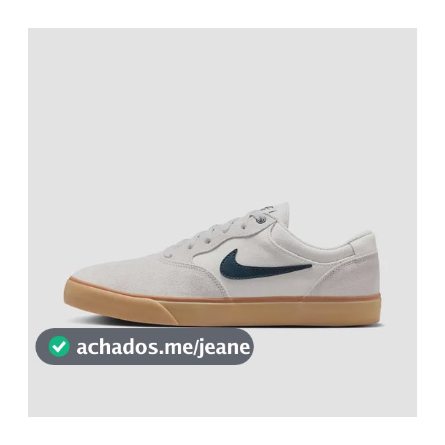 Tênis Nike Sb Chron 2 Masculino Cinza/branco 42 Br
