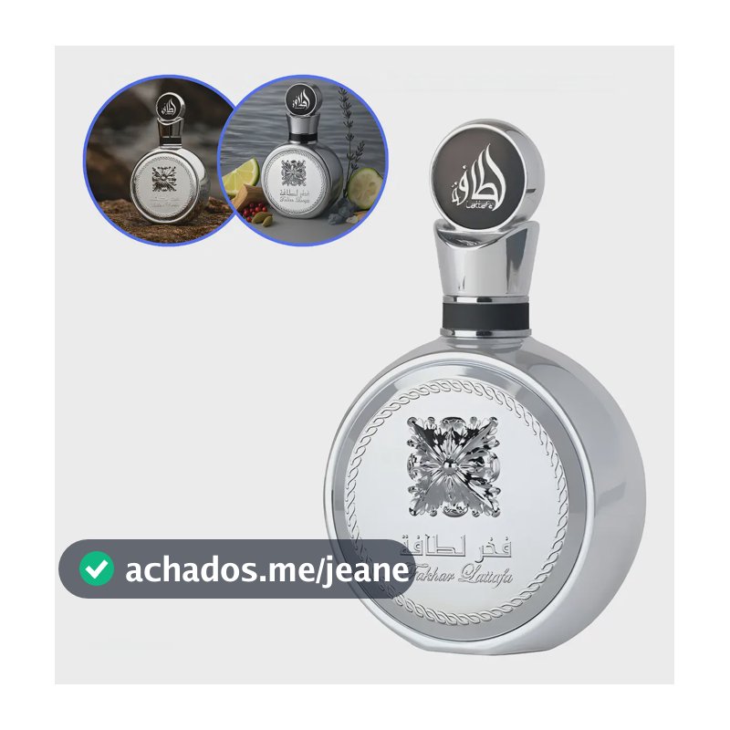 Perfume Lattafa Fakhar Platin Eau de Parfum Unissex 100ML
