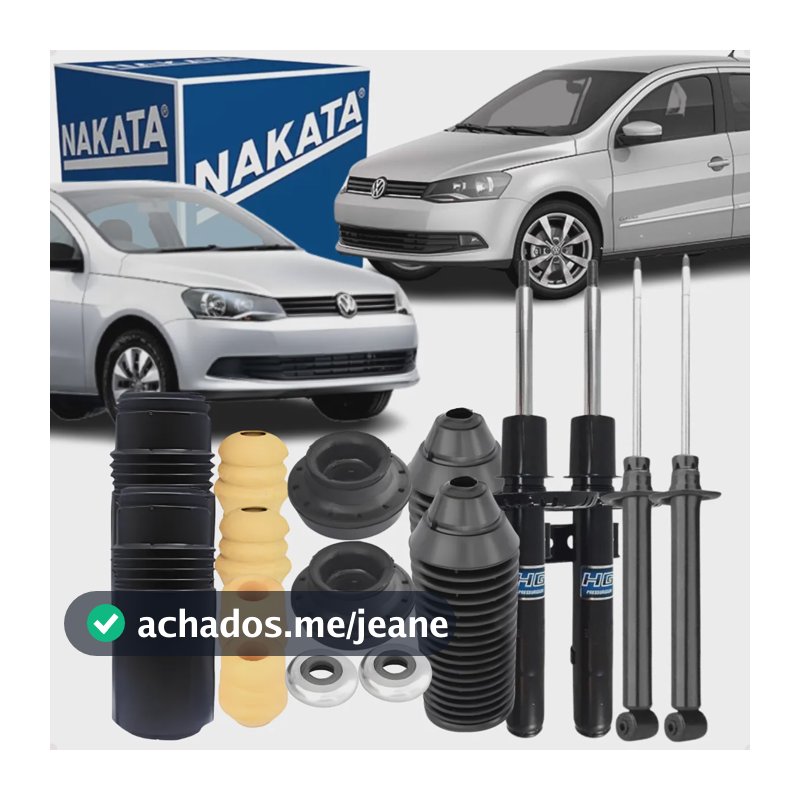 Kit 4 Amortecedor + Comp Gol Voyage 2008 A 2021 1.0 1.6 Todos Os Veículos