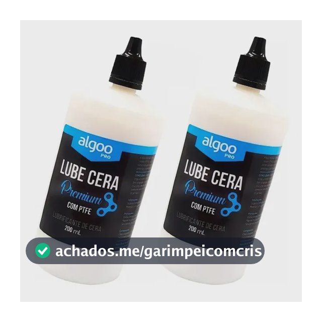Lubrificante Algoo Lube Cera Premium 200 Ml Kit 2