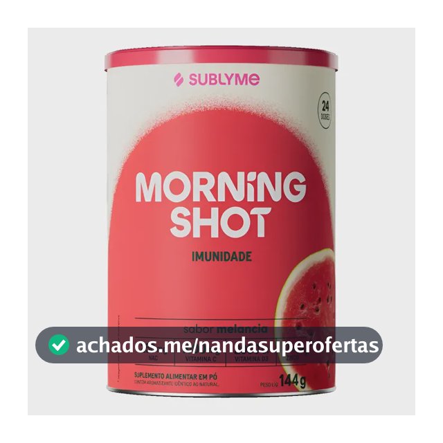 Morning Shot Sublyme Imunidade Aminoácidos Vitaminas C D E