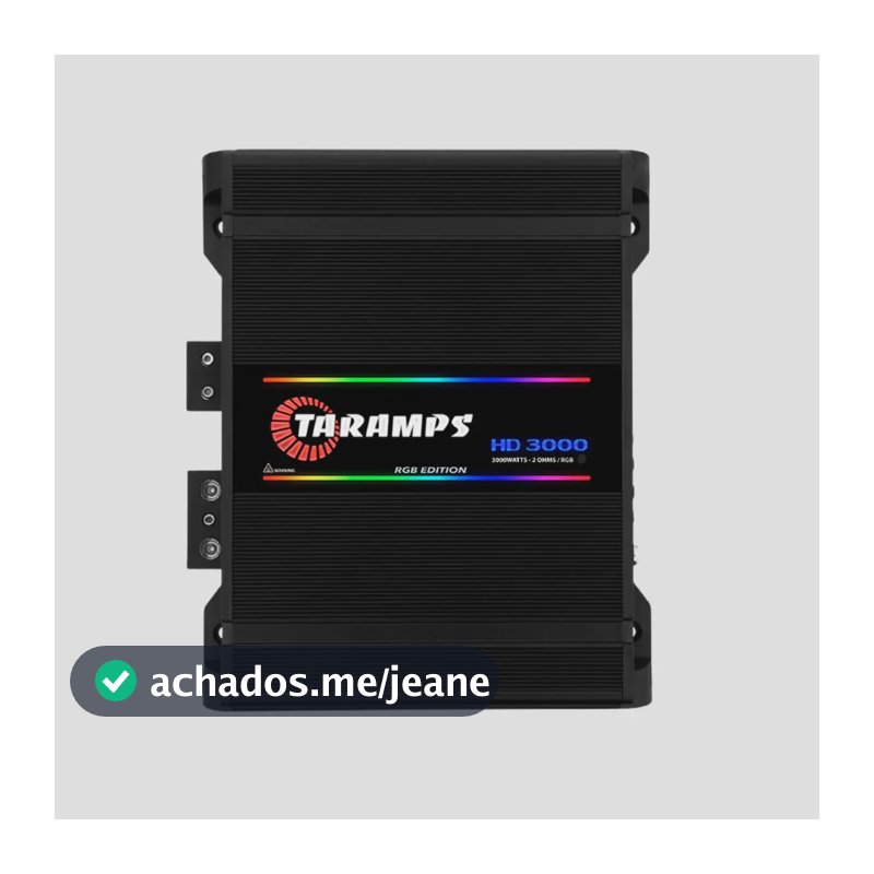 Módulo Amplificador Taramps Hd 3000 Edição Rgb 2 Ohms