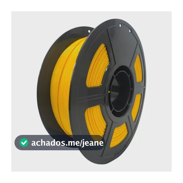 Filamento Petg Impressora 3d 1kg 1.75mm Fusionx Amarelo Canário