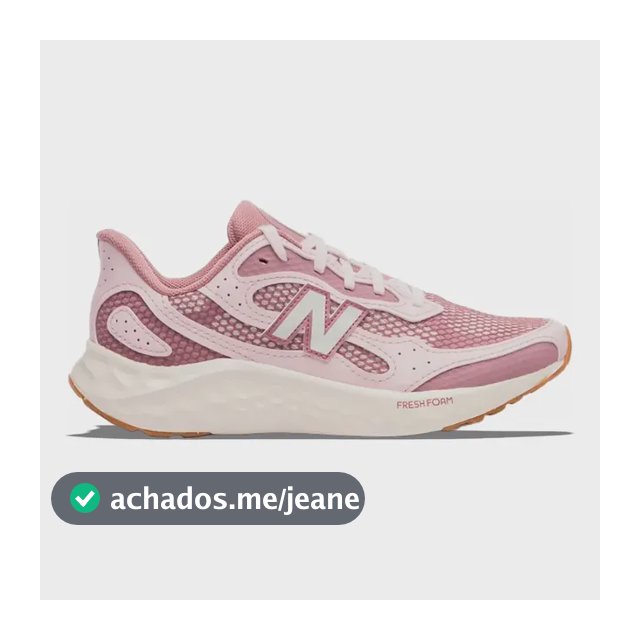 Tênis New Balance Fresh Foam Arishiv4 Feminino Rosa Rosa 36 Br