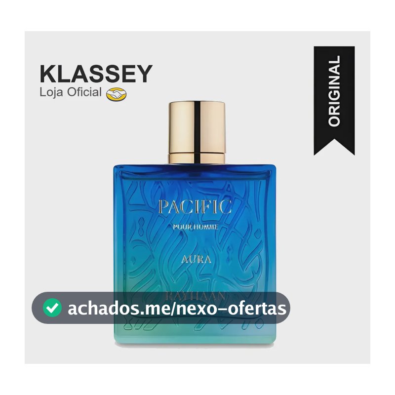 Rayhaan Pacific Aura  Eau De Parfum 100ml Masculino