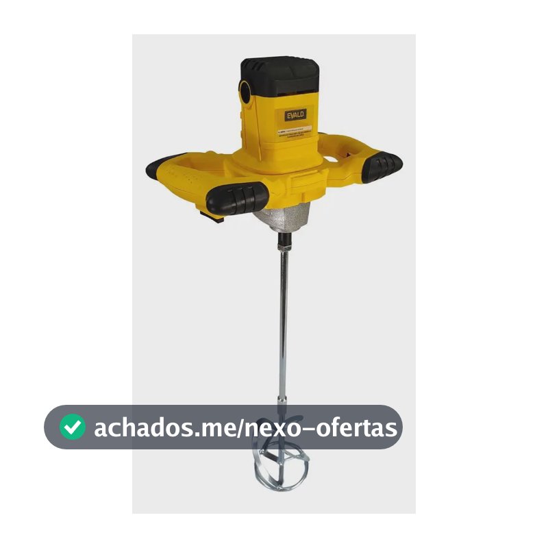 Misturador De Argamassa E Tinta 1200w Evma-1200 Evald
