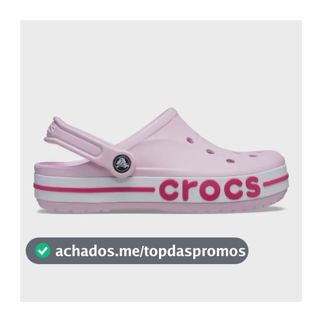 Sandália Crocs Bayaband Clog Ballerina Pink/candy Pink