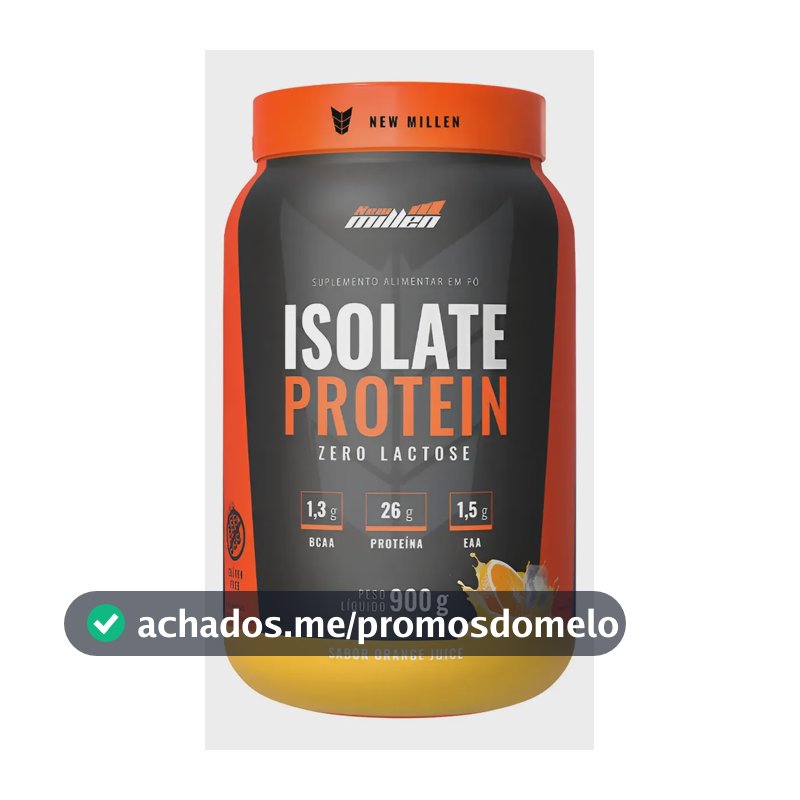Isolate Protein Pote 900g - New Millen Sabor Suco De Laranja