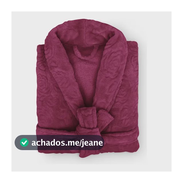 Roupão Feminino Flannel Lady Appel Plush Inverno Superluxo