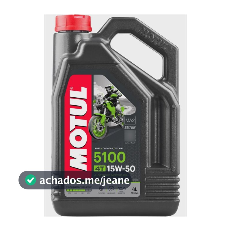 Óleo Motul 5100 15w50 4t Galão C/ 4 Litros Semissintético