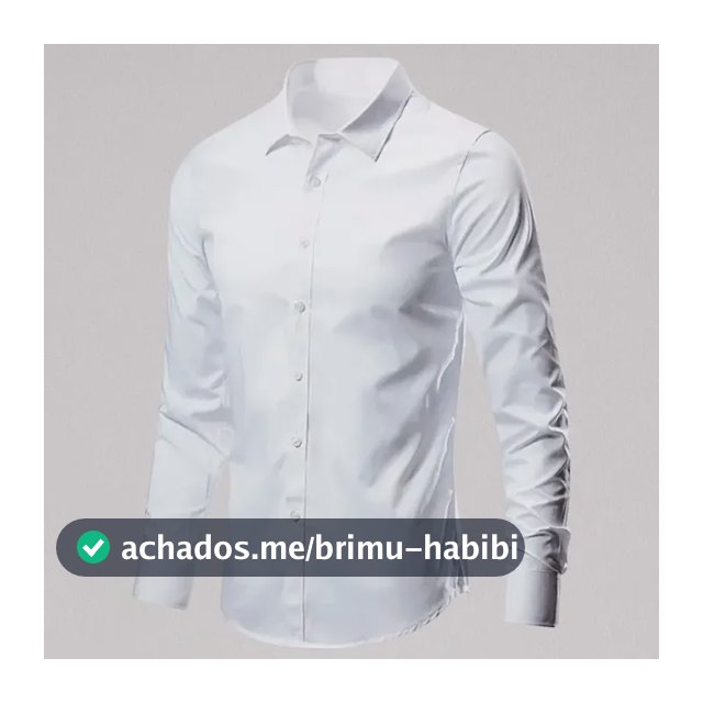 Camisa Social Manga Longa Slim Fit Masculina Clássica