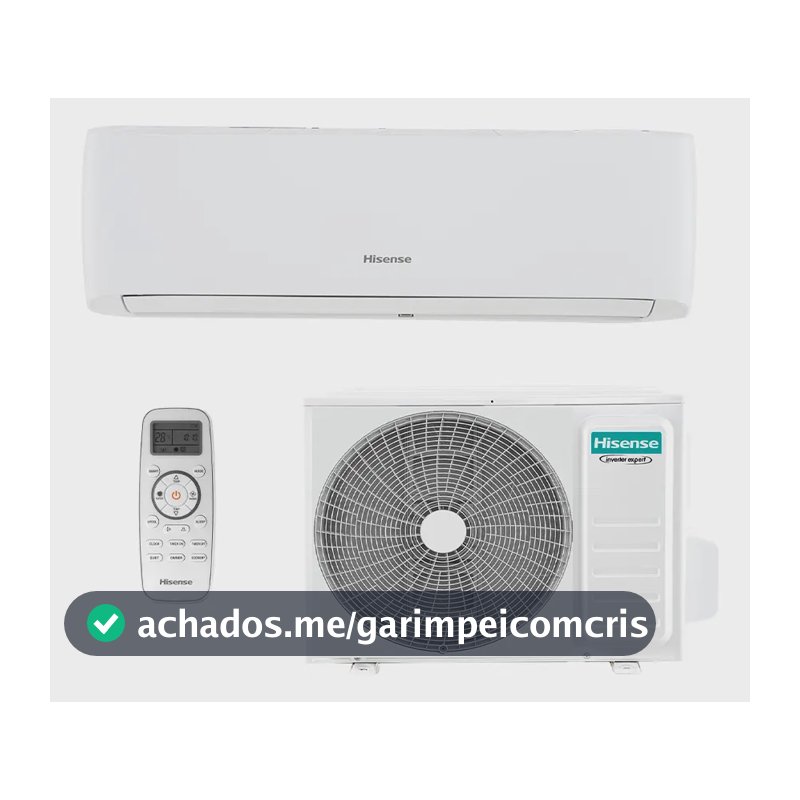 Ar Condicionado HW Inverter Hisense Eco Plus 9.000 Btus Frio R-32