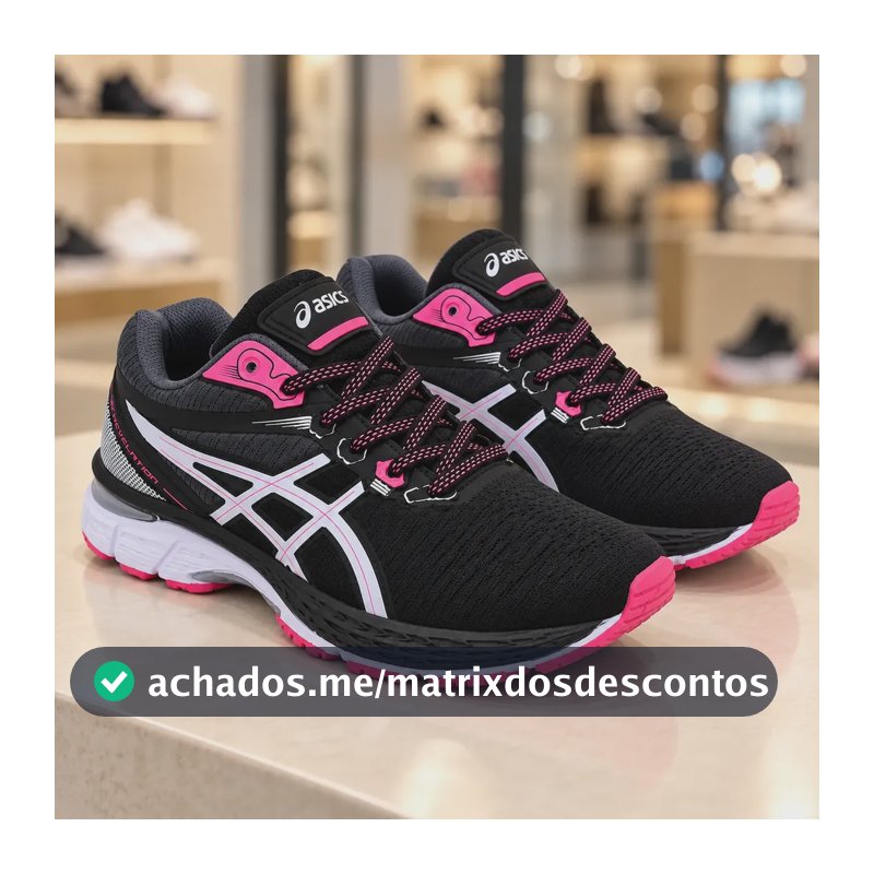 Tênis Asics Revelation - Unissex Academia Esporte Lançamento Rosa Asics 38 Br