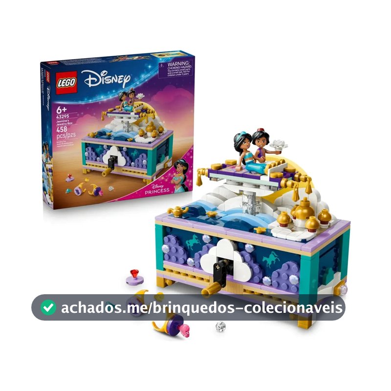 Joias LEGO Disney Princess Jasmine 43295