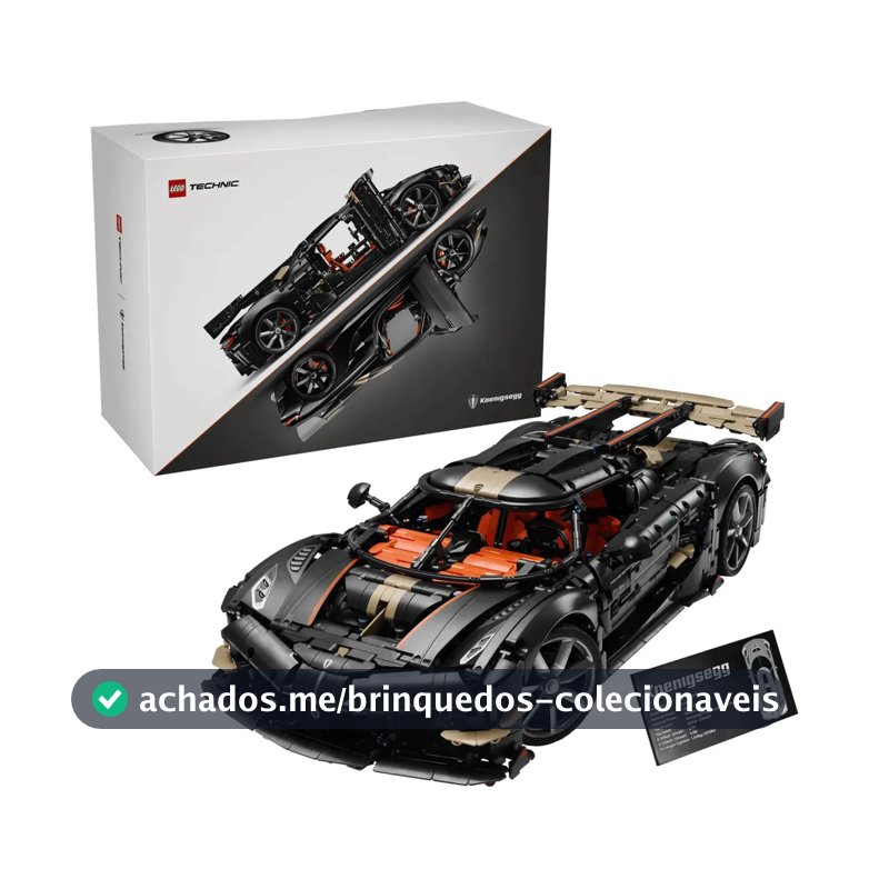 Lego Technic 42232 Koenigsegg Sadairs Spear Megacar 4104 Koenigsegg