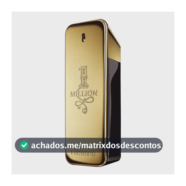 Perfume Rabanne 1 Million Eau de Toilette 200 ml masculino