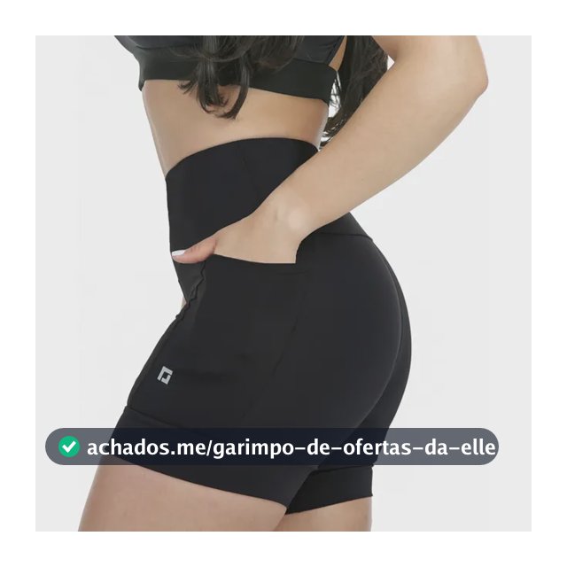 Shorts Para Corrida De Compressão Feminino Preto P