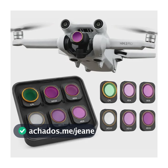 Kit Com 6 Filtros Dji Mini 3 Pro Nd 8/16/32/64 Cpl Ncuv