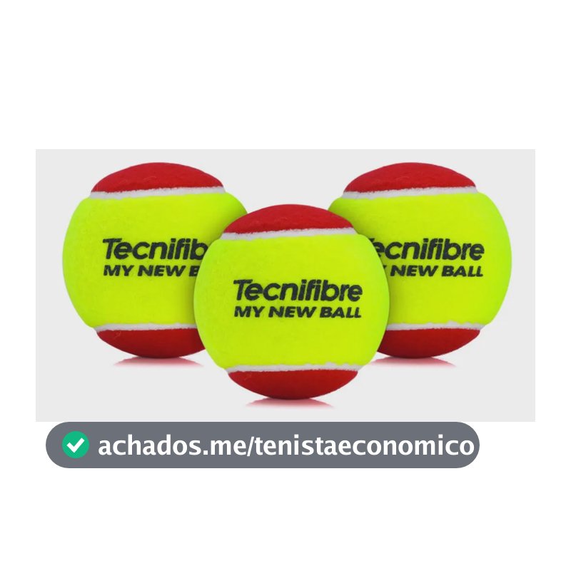 Bola De Tênis Tecnifibre My Ball Stage 3 - Pack Com 3 Bolas