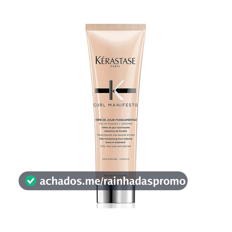 Kérastase Curl Manifesto Creme De Jour Fondamentale, Cabelo Cacheado e Encaracolado, 150ml