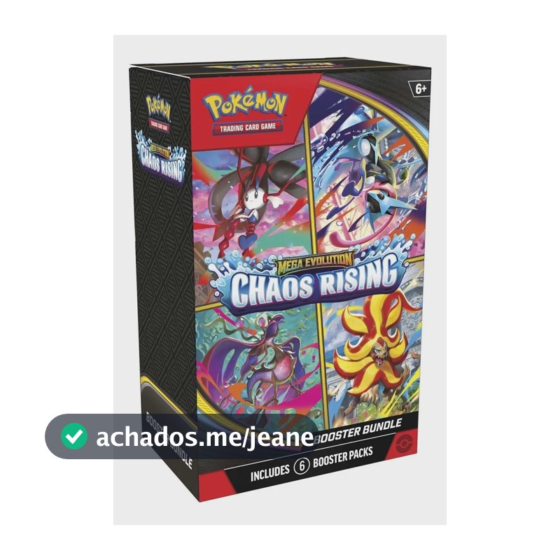 Caixa Pokémon Tcg Mega Evolution Chaos Rising Asmodee