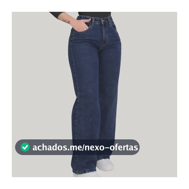 Calça  Wide Leg Juvenil Calca Jeans Feminina  Pantalona