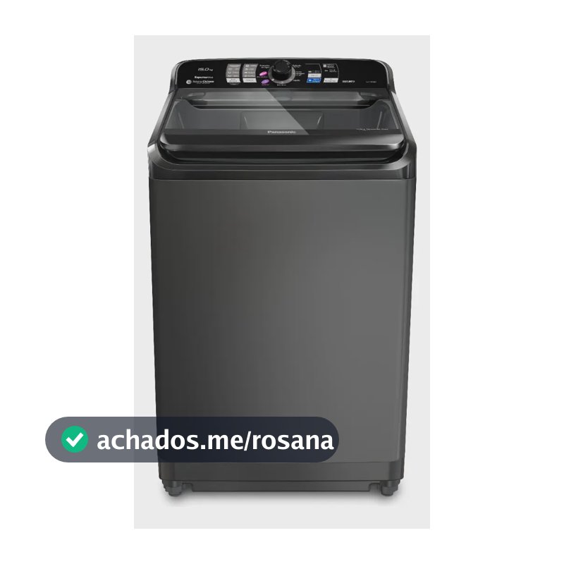 Máquina de Lavar Panasonic 15kg Titânio 127v NA-F150B1T