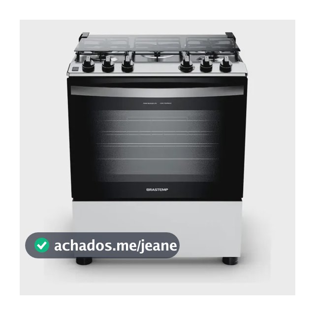 Fogão Brastemp 5 Bocas Mesa Inox - BFS5NDB
