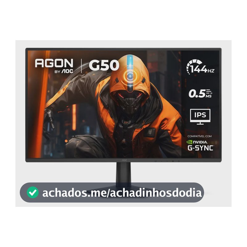 Monitor Gamer AOC AGON G50 27" 144Hz 0,5ms IPS HDR10 G-SYNC 27G50F