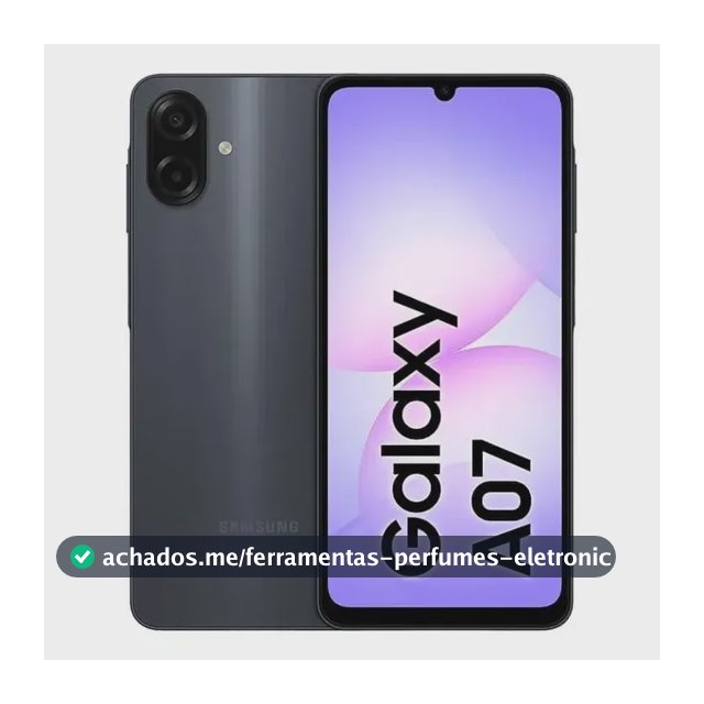 Celular Samsung Galaxy A07 128gb 4gb Tela Grande