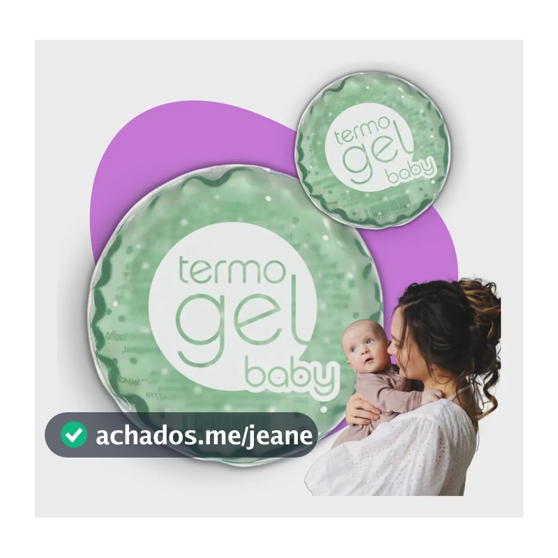 Bolsa Térmica Gel Baby Alívio Cólicas Dores Bebê 2 Unidades