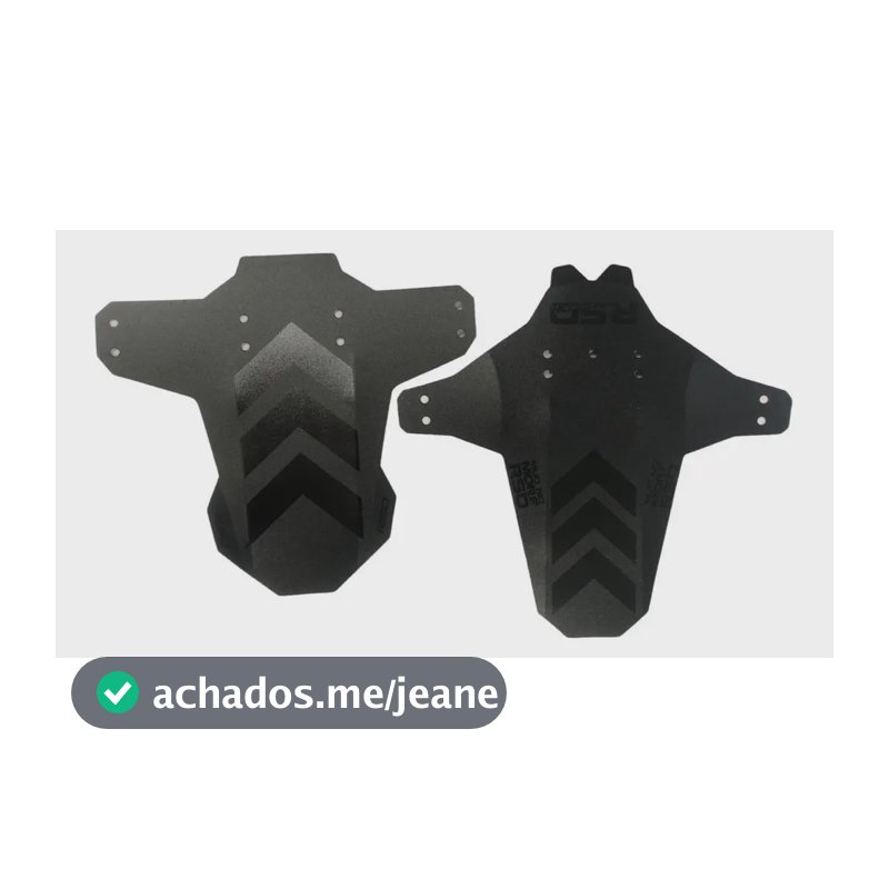 Kit Paralama Bike RSD Mud No More Dianteiro e Traseiro Aro 29" Preto