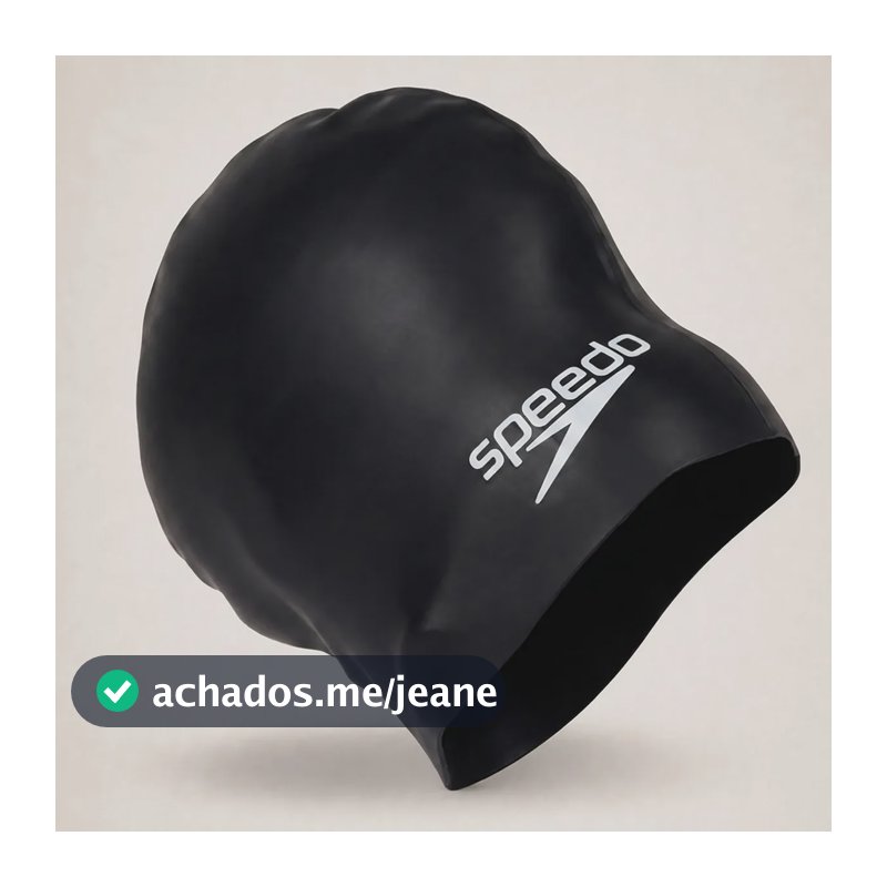 Touca Speedo Afro Power Cap - Preta Cor Preto