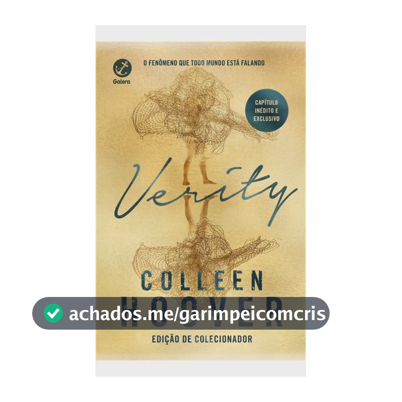 Verity (edição de colecionador) - Hoover, Colleen - Grupo Editorial Record - Capa Dura
