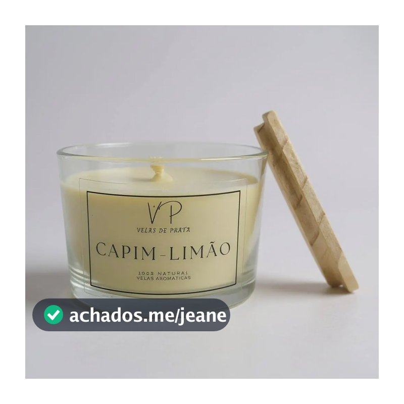 Velas Aromáticas - Ideal Para Presentear - 13 Aromas Aroma Capim-limão 100 Ml