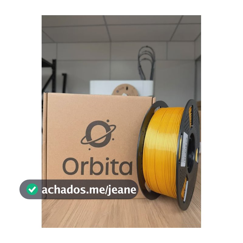 Filamento Pla Para Impressora 3d Orbita 1,75 Mm 1 Kg Dourado-escuro