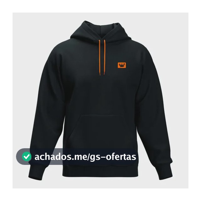 Moleton Capuz Blusa De Frio Lisa Cordão Neon Canguru Macio