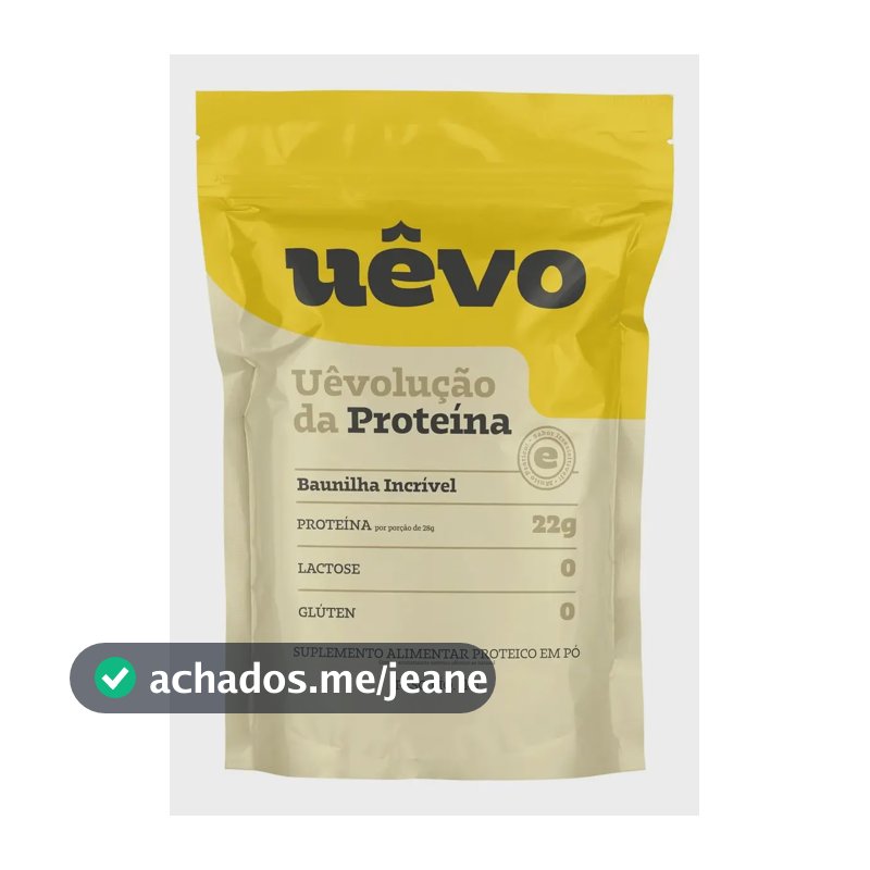 Proteína UÊVO em pó sabor Baunilha x 1kg