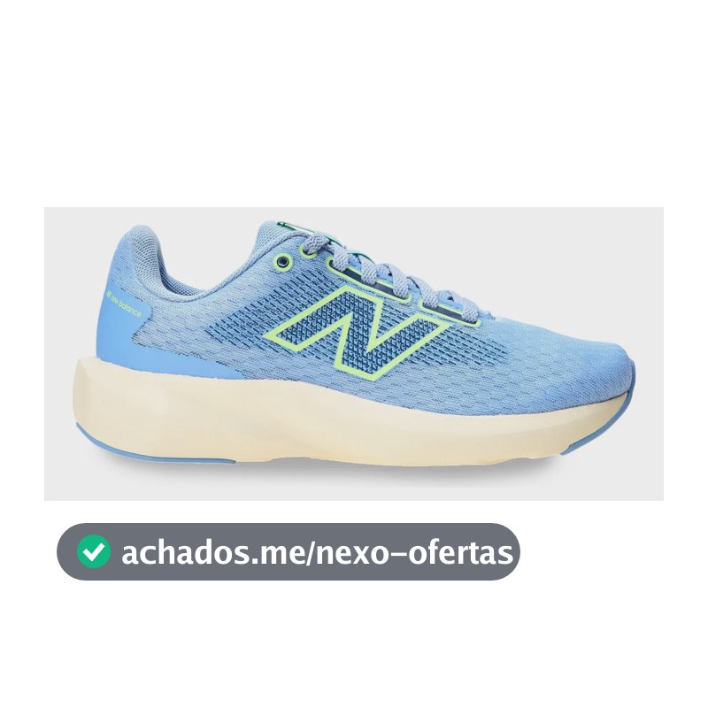 Tênis Esportivo Feminino 413v3 New Balance Azul-claro Liso 37 Br