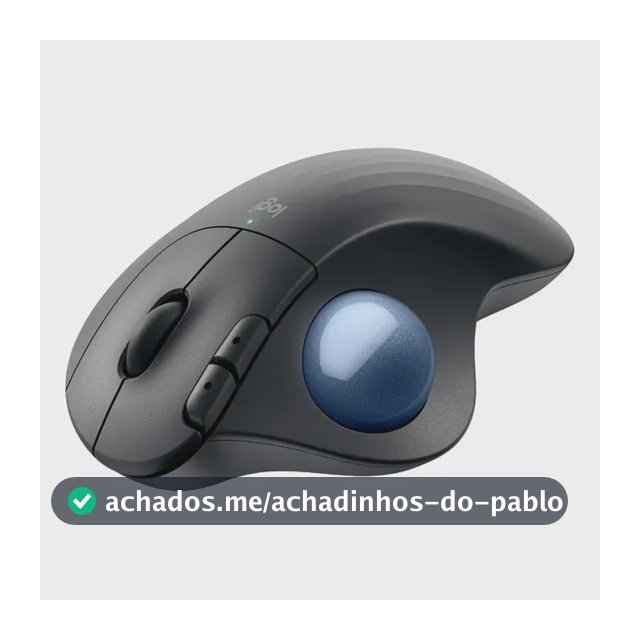Mouse Trackball Ergo M575s Sem Fio Bluetooth Logitech Black