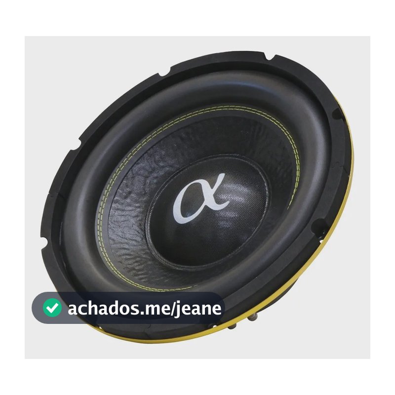 Subwoofer Automotivo Alphasonik Alp-asw12d 12 1200w Preto