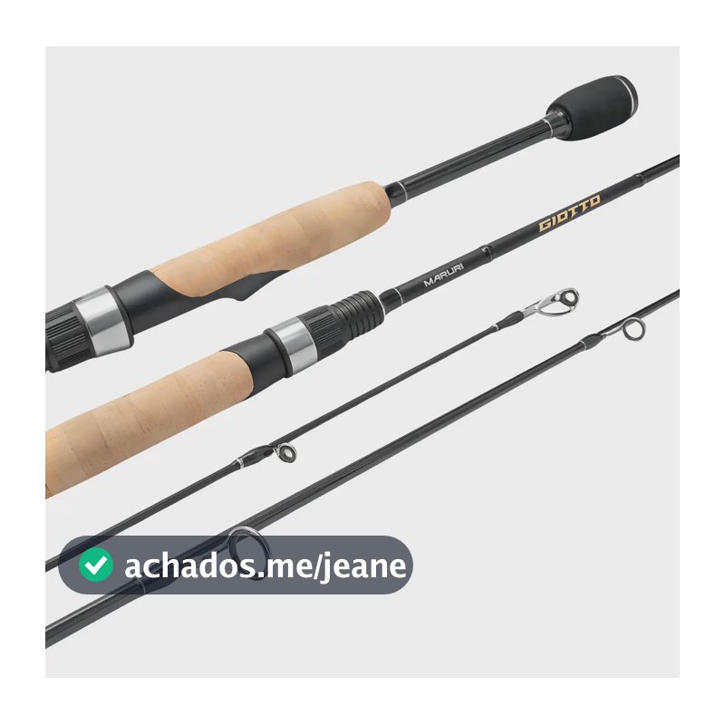 Vara Molinete Giotto 15-30 Lb 1,83mts S602xh 2 Partes Maruri