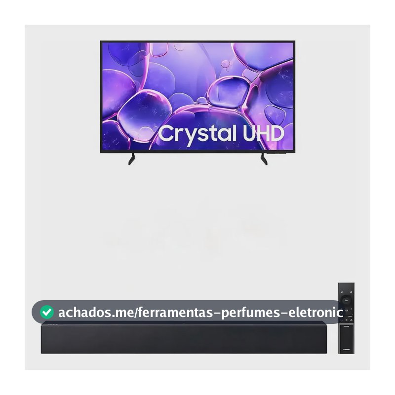 Samsung Smart Tv 55 Crystal Uhd 4k + Soundbar Hw-b400f