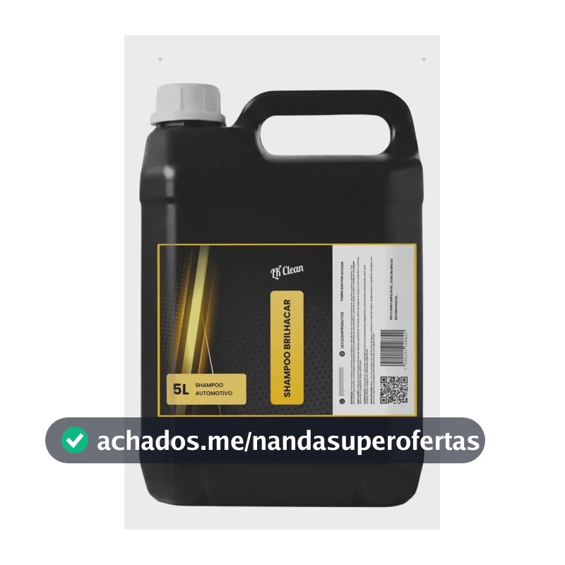 Shampoo Automotivo Concentrado 5lt Espuma Chantily Neve Lk