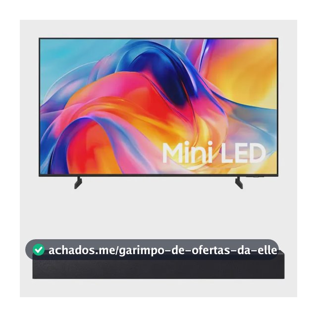 Samsung Smart Tv 50  Mini Led 4k M75h + Soundbar Hw-b400f