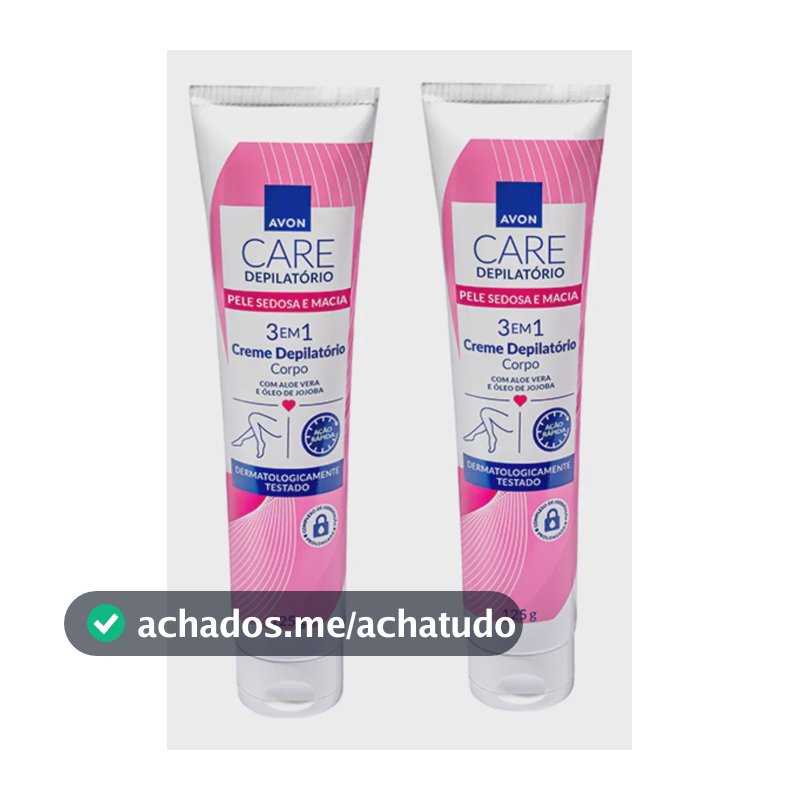 Kit 2 Unidades Creme Depilatório Corpo Skin So Soft - Avon
