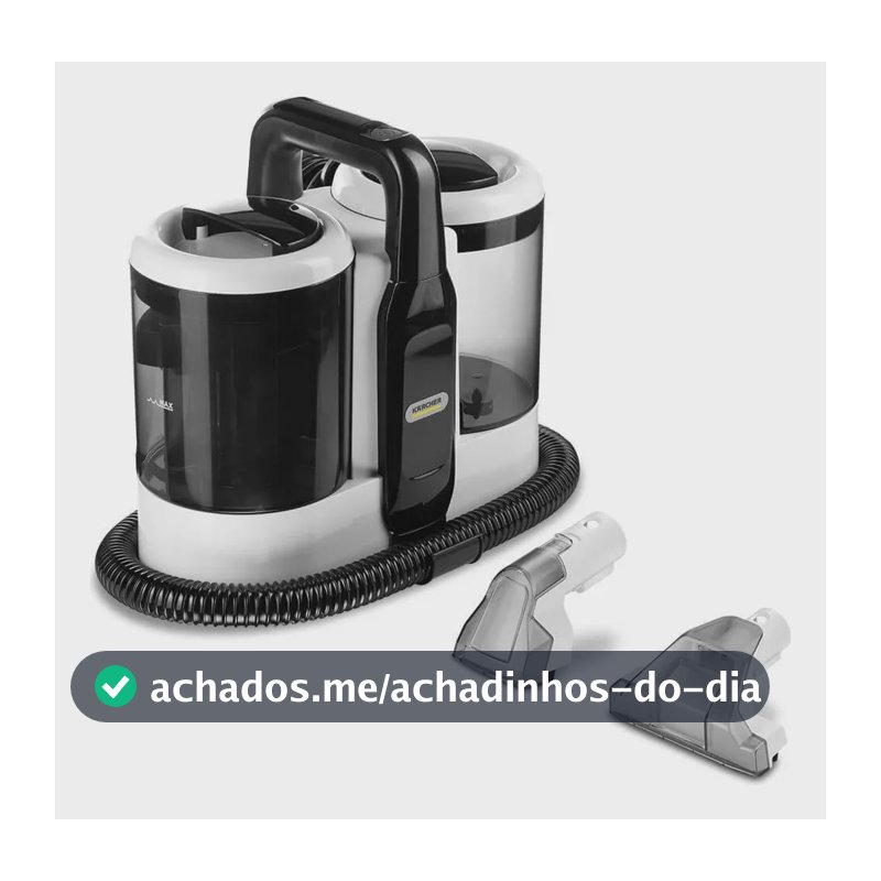 Extratora Limpadora de Estofados Kärcher Home Care 1600W 3 em 1 Portátil 220v
