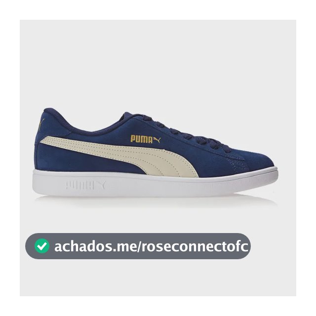 Tênis Masculino E Feminino Smash V2 Bdp Puma Peacoat-tapioca-puma Team Gold-puma White Liso 40