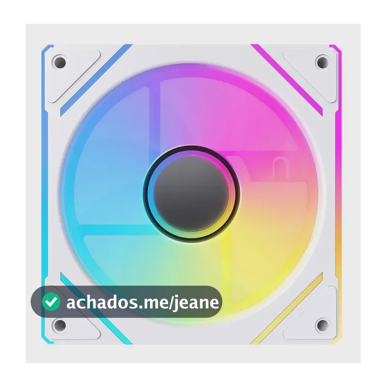 Ventoinha Acegeek Chroma, Argb, 120mm, Branco, Ag-chroma-wh