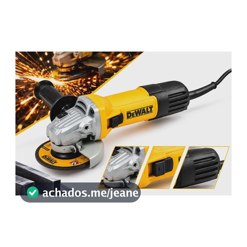 Esmerilhadeira Angular DeWALT DWE750-B2 4.1/2" 115mm 750W 220V